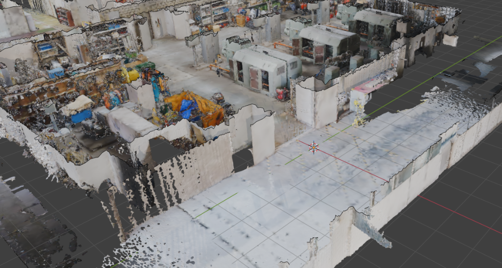 Matterport 3D点群メッシュデータ生成